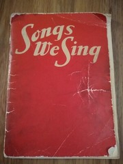 Vintage Music Book, « Songs We Sing », 1941, Paperback, 144 pages