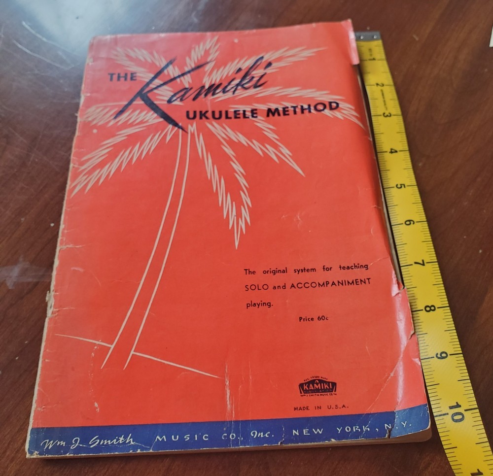 The Kamiki Ukulele Method-1915 Wm. J Smith Music Co N.Y. 64 Pages Antique 1915