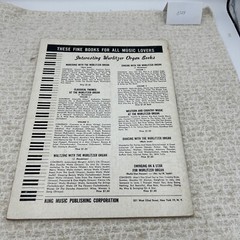 Marching For All Organs Sheet Music Book With 22 Songs King Music 1959