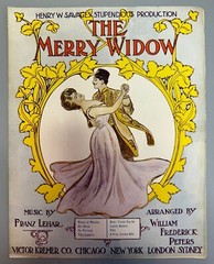 The Merry Widow Sheet Music &lsquo;Silly Cavalier&rsquo; Antique 1900s Edwardian Franz Lehar
