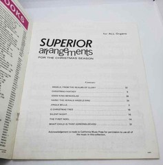 Superior Arrangements Christmas Season All Organs 1963 Charles Hansen Music A035