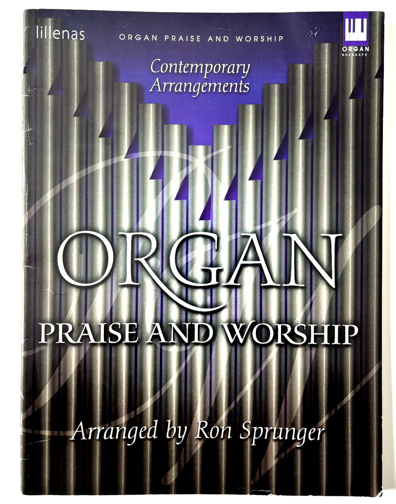 Organ Praise And Worship Music Book Ron Sprunger 9 Songs
