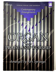 Organ Praise And Worship Music Book Ron Sprunger 9 Songs