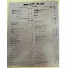 Treasury of Great Show Tunes Songbook published by Reader&rsquo;s Digest Spiral bound