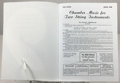 Chamber Music For Two String Instruments Book One Bass Samuel Applebaum Alfred
