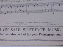 Irving Berlin Universal Dance Folio No 13 For Piano W/ Ukulele Arrangement 1927