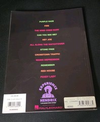 Jimi Hendrix Experience Smash Hits Hal Leonard Music Book For Guitar Pb