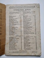 55 Community Songs Sheet Music Book I Hear America Singing C C Birchard