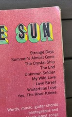 Doors Waiting for the Sun Music Book 1969 Song Photos Cords Special Edition