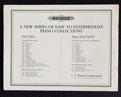 Bizet Jeux d&rsquo;Enfants Op 22 for 1 Piano 4 Hands Edition Peters Sheet Music Book