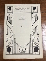 How Lovely Is Thy Dwelling Place By Johannes Brahms Mixed Voices Sheet Music