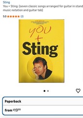 ‘You Plus Sting’ Songbook CD Included! (1998 UK) Free Boxed & Padded Shipping!