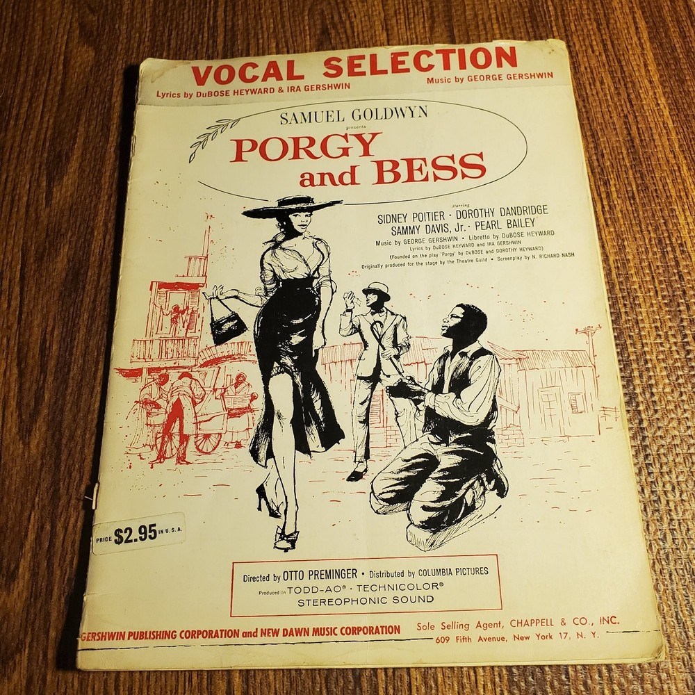 Porgy and Bess Vocal Selection Gershwin Songbook Chappell 1950s