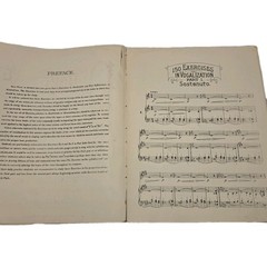 Antique sheet Musical Reference 1897 collectible paper ephemera Guide Song Book.