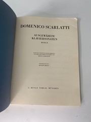 Selected Piano Sonatas Band (Vol) 2 Domenico Scarlatti Henle Verlag VTG Urtext