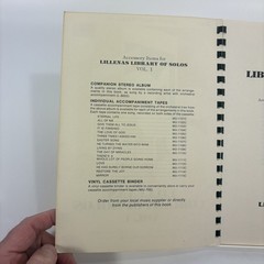 Lillenas Library of Solos Vol. 1 Church Music Songbook Piano Vocal High Voice