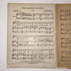 Antique 1920 The Japanese Sandman Song Sheet Music by Egan & Whiting