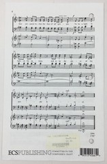Presentation SATB Organ Sheet Music Solo High Voice By Daniel Pinkham ECS Pub