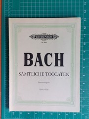Vintage Sheet Music/Book Bach Samtliche Toccaten Edition Peters #4665 c1956