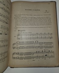 Hard Bound Antique 19th Century Sheet Music Book Litho Faust 1862 Printed Italy
