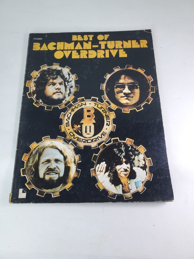 Best of Bachman Turner Overdrive Vintage Sheet Music 1975 piano/vocals/guitar