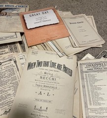 16.5lbs Of OLD SHEET MUSIC LOT 1900-1950s– SEE PHOTOS