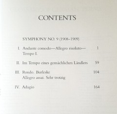 Mahler ~ Symphony No. 9 In Full Score 1992 Dover Publications SC Trade Paperback