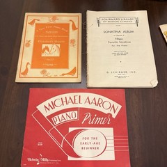 Lot Of 18 Vintage Piano Songbook Music Bundle + Sheet Music – Condition Varies