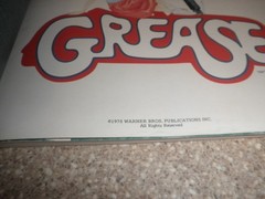 Grease Original Soundtrack Songs from the Motion Picture Sheet Music Song Book