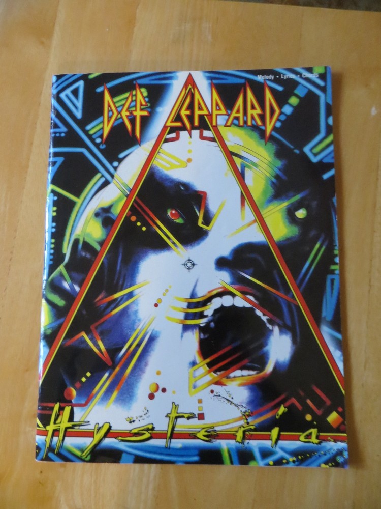 Vintage 1988 Def Leppard Songbook « Hysteria »