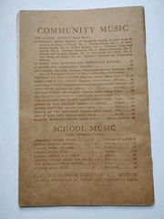 55 Community Songs I Hear America Singing C C Birchard & Co Boston Mass