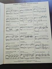 Enjoy Debussy Piano Solos 128 Pages Song Book Sheet Music Claude