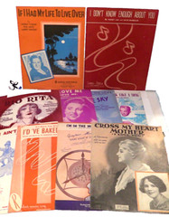 Lot of 146 Pieces Of Vintage 1930&rsquo;s-1950&rsquo;s Sheet Music / song books from movies+