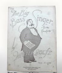 The Big Bass Singer 1919 Sheet Music Walter Rolfe Theodore Presser Co Piano