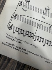 In An Eighteenth Century Drawing Room Sheet Music Scott P/V/G 1939