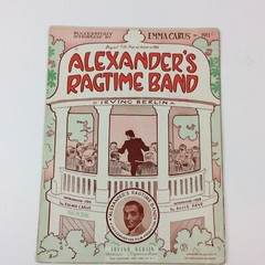 Alexanders Ragtime Band Irving Berlin 20th Century Fox Vintage Sheet Music