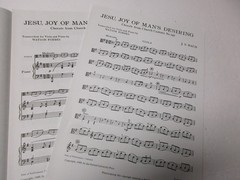 J S Bach Jesu, Joy of Man&rsquo;s Desiring Viola and Piano Sheet Music Watson Forbes