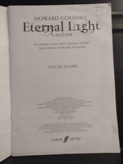 Howard Goodall Eternal Light A Requiem Vocal Score Songbook Sheet Music VG