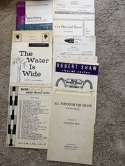 Lot of SATB choral music includes Schubert, Mozart, Gounod, Robert Shaw