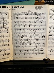 Rural Rhythm Sheet Music Fox Trot Cavanaugh Witmark 1935 P/V Piano