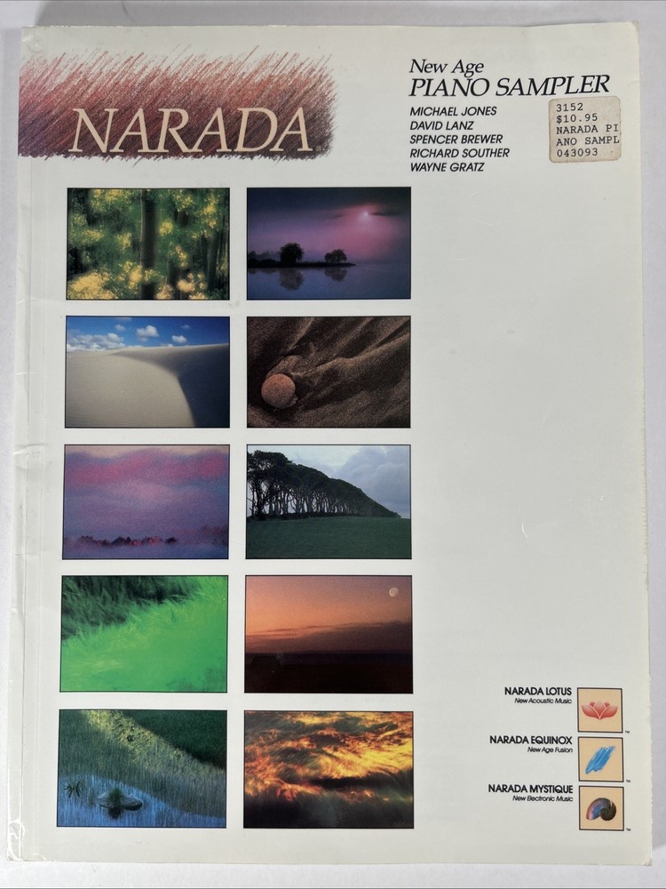 Narada New Age Piano Sampler Songbook 80 pages Good Condition