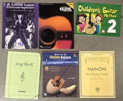 Lot 6 Song Music Books Guitar Piano