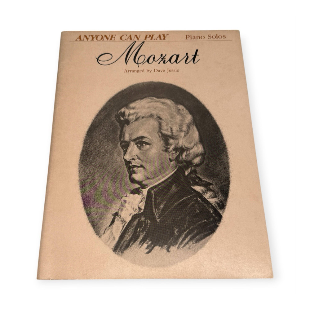 Anyone Can Play Mozart Piano Solo Sheet Music Beginner Duve Jesnie PF0528