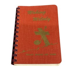 Vintage Bible Memory Assoc Making Melody Songbook Christian Solo Singer USA Red
