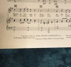 Music Poster 1925 Sheet Music Piano Solo Conversation Piece Vintage