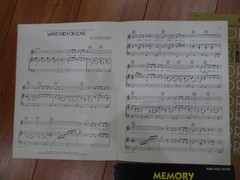 Lot of 3 Vintage Sheet Music A Chorus Line and Cats Piano, vocal, Guitar