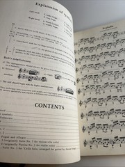 Vintage Alte Lautenmusik Guitar Sheet Music Song Book Johann Sebastian Bach ab4