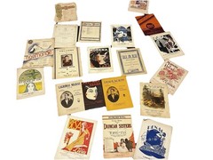 Vintage Antique Music Sheets Huge Lot 15th-19th Century