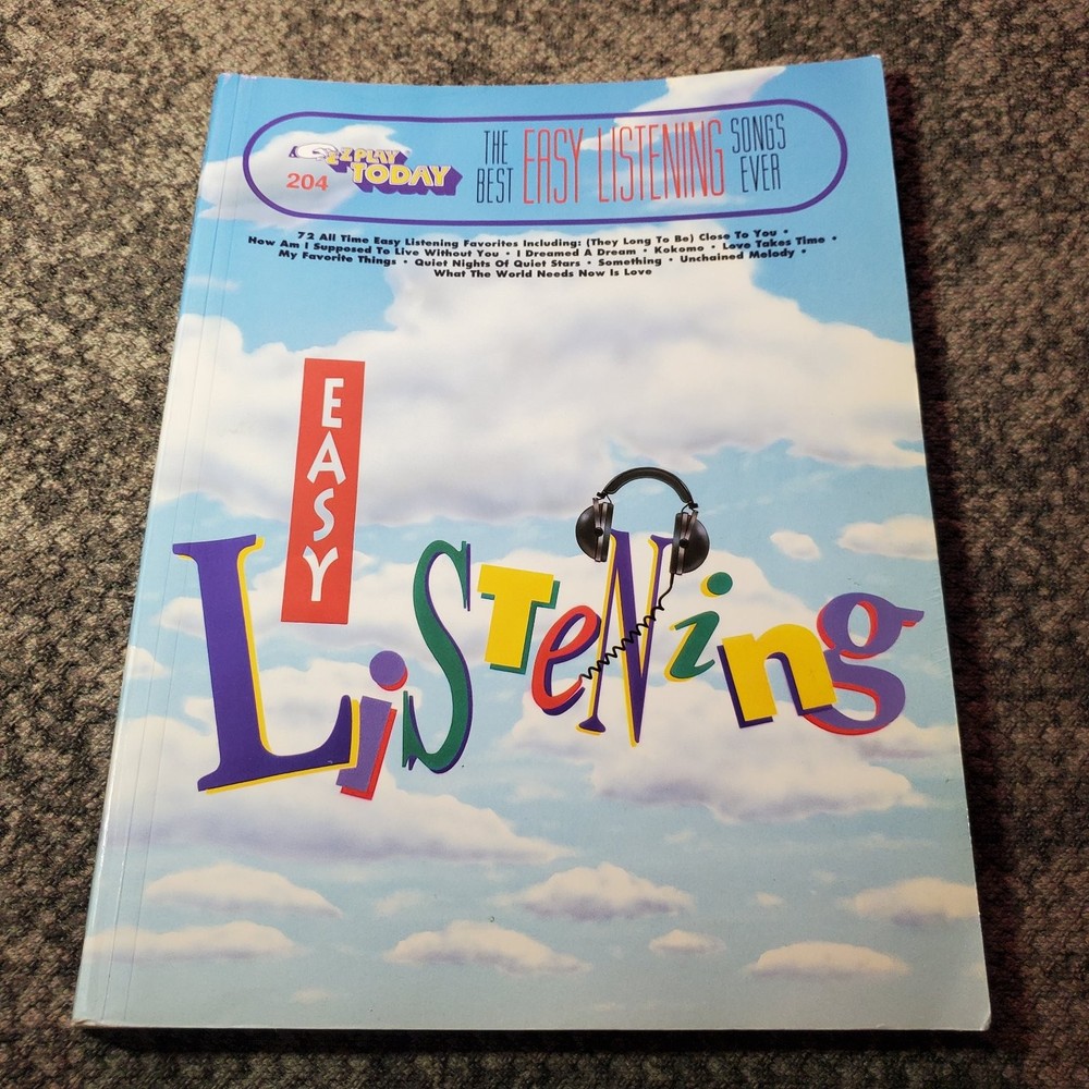 Easy Listening Songs Ever E-Z Play Today 204 Songbook Hal Leonard