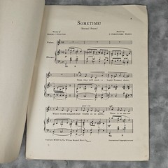1904 Sometime! Eternal Peace Song Sheet Music Maude J Sullivan Christopher Marks